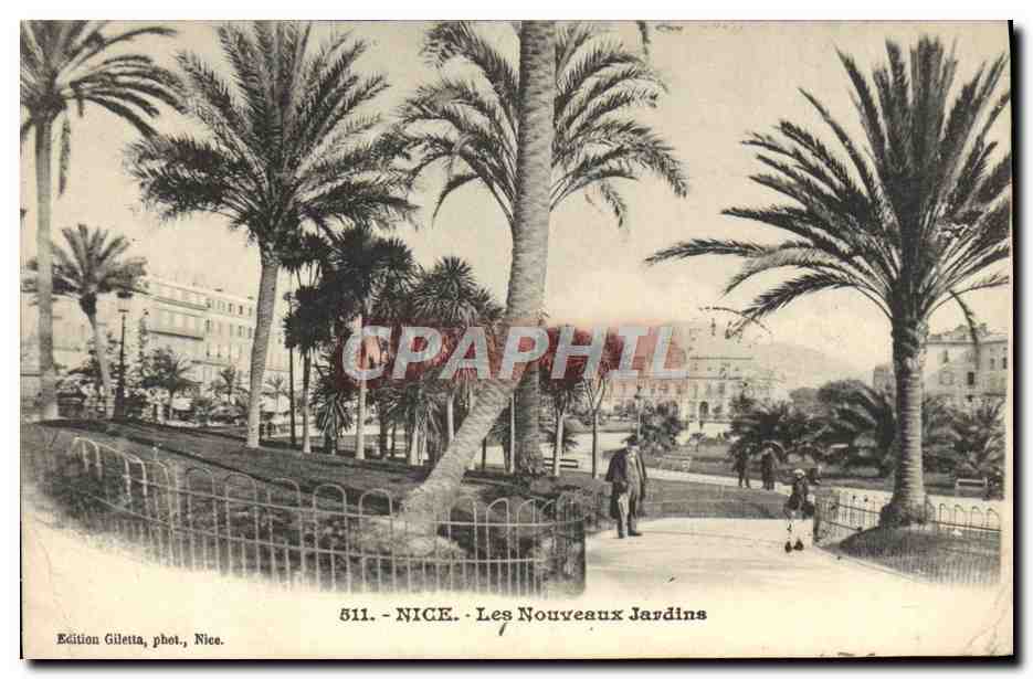 CPA Nice Les Nouveaux Jardins