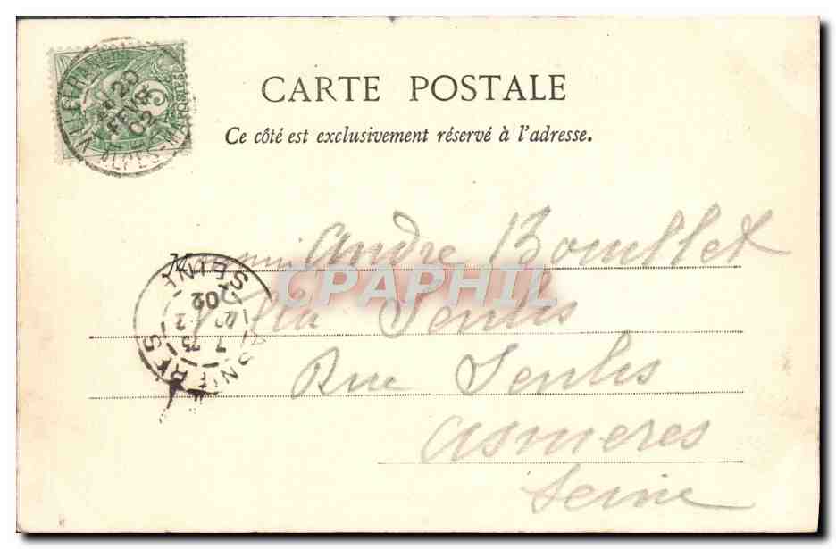 CPA Nice Les Nouveaux Jardins — Rückseite