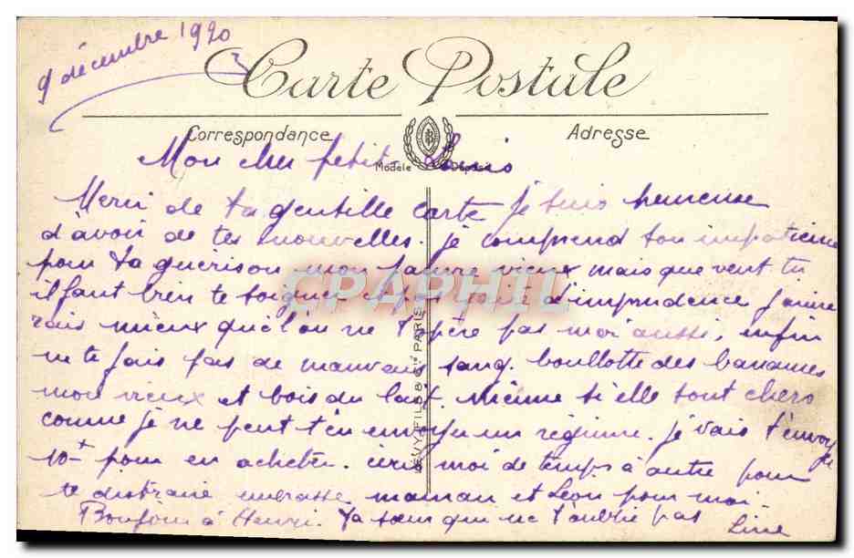 CPA Nice La Cathedrale Russe Russie Russia — Rückseite
