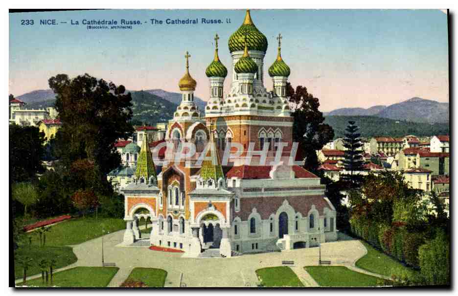CPA Nice La Cathedrale Russe Russie Russia