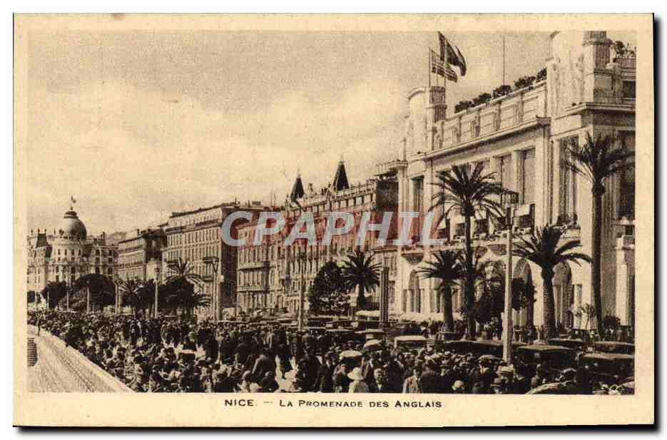 CPA Nice La Promenade Des Anglais