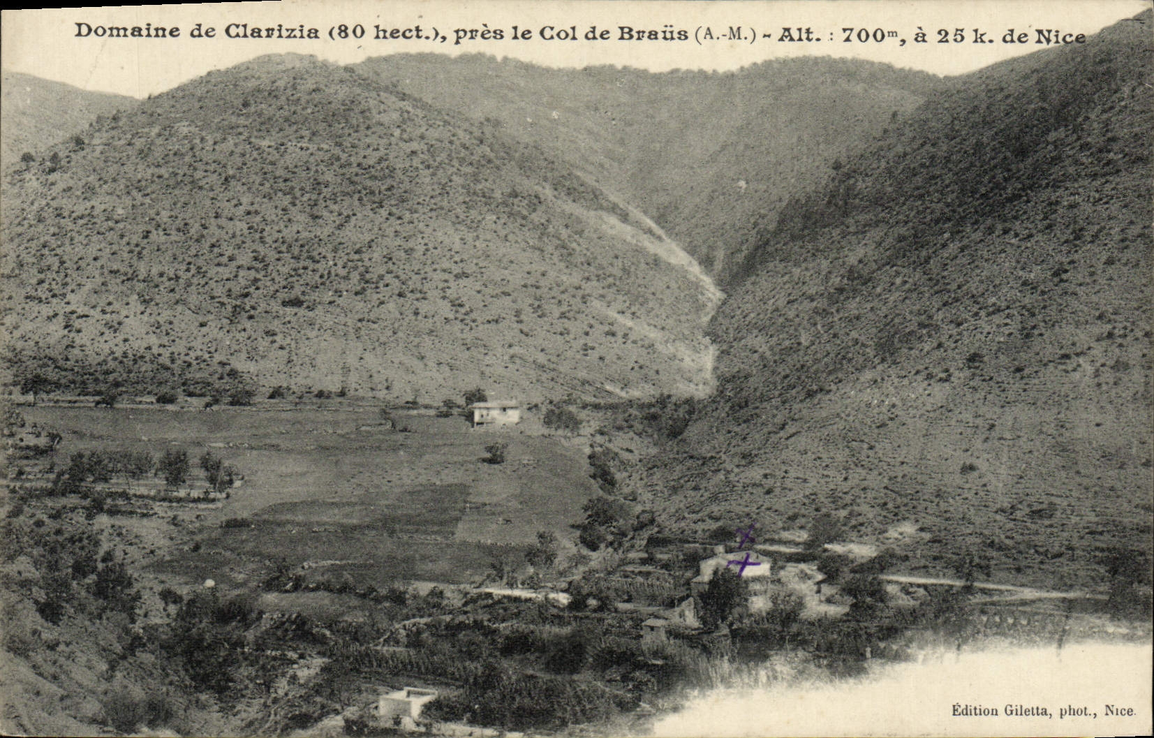 CPA Domaine De Clarizia Pres Le Col De Braus 