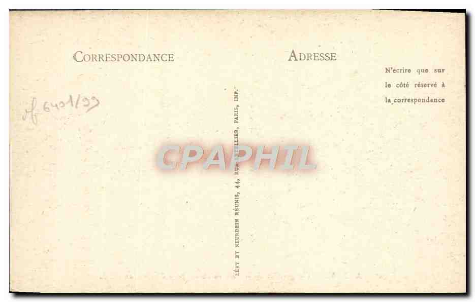 CPA Rethel Vue Generale De la Ville En Ruines Prise Du Chateau Militaria — Rückseite