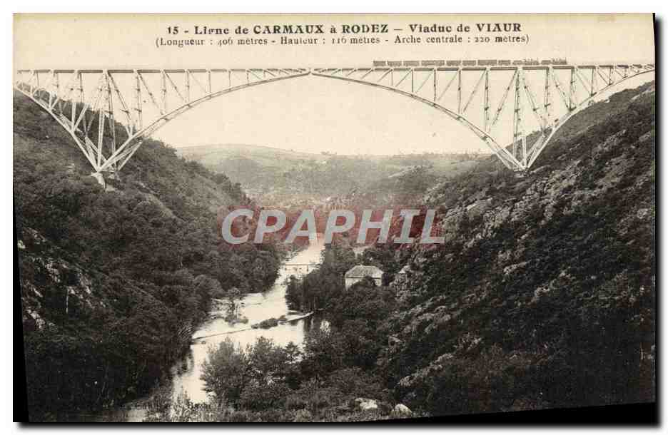 Viaduc de Viaur — Carmaux à Rodez — Éditeur non identifié, n° 15