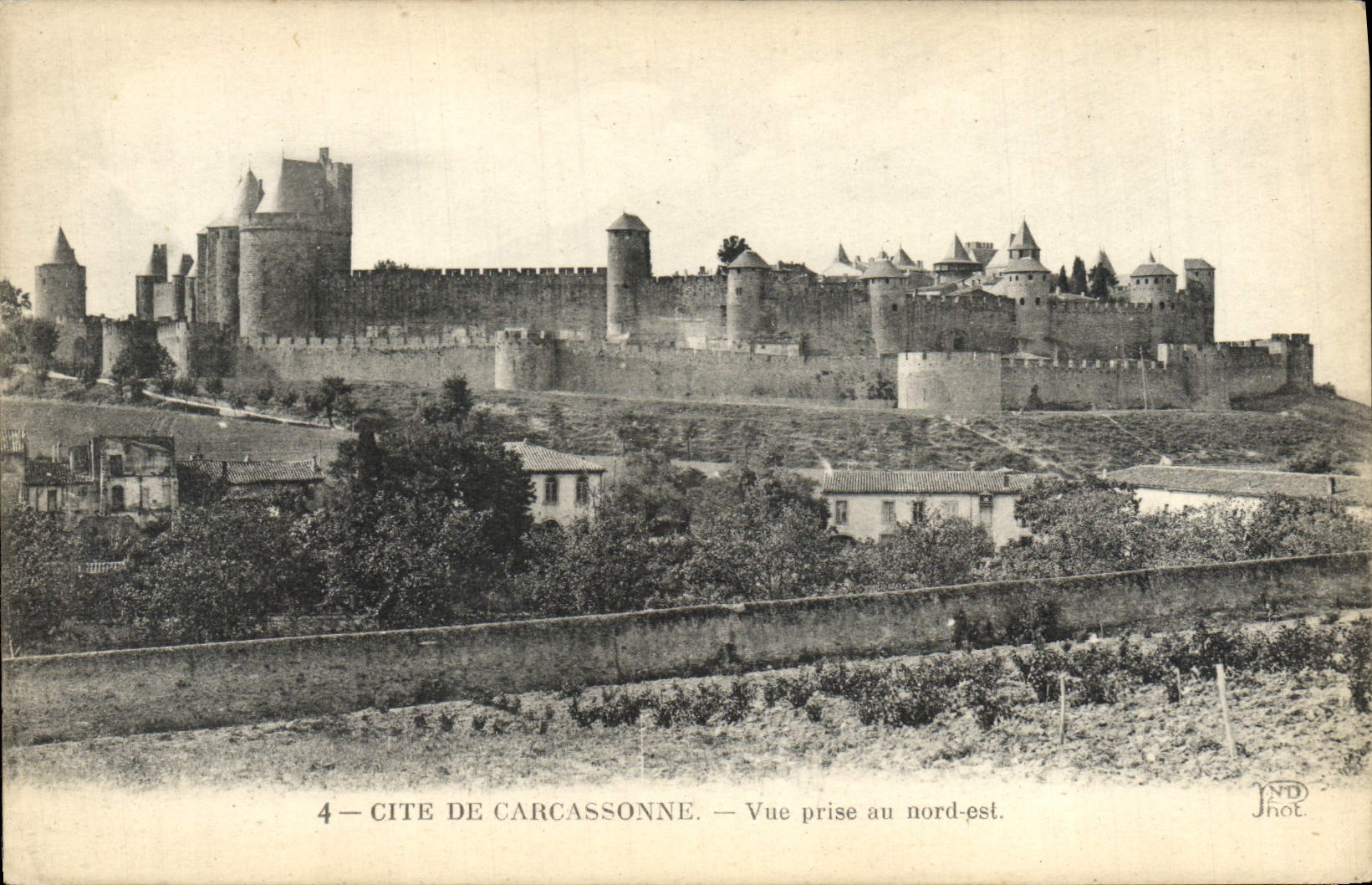 CPA Cite De Carcassonne Vue Prise Au Nord Est