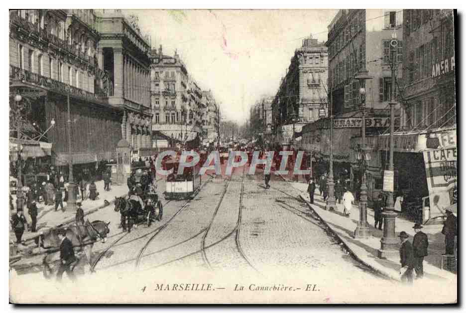 CPA Marseille La Cannebiere