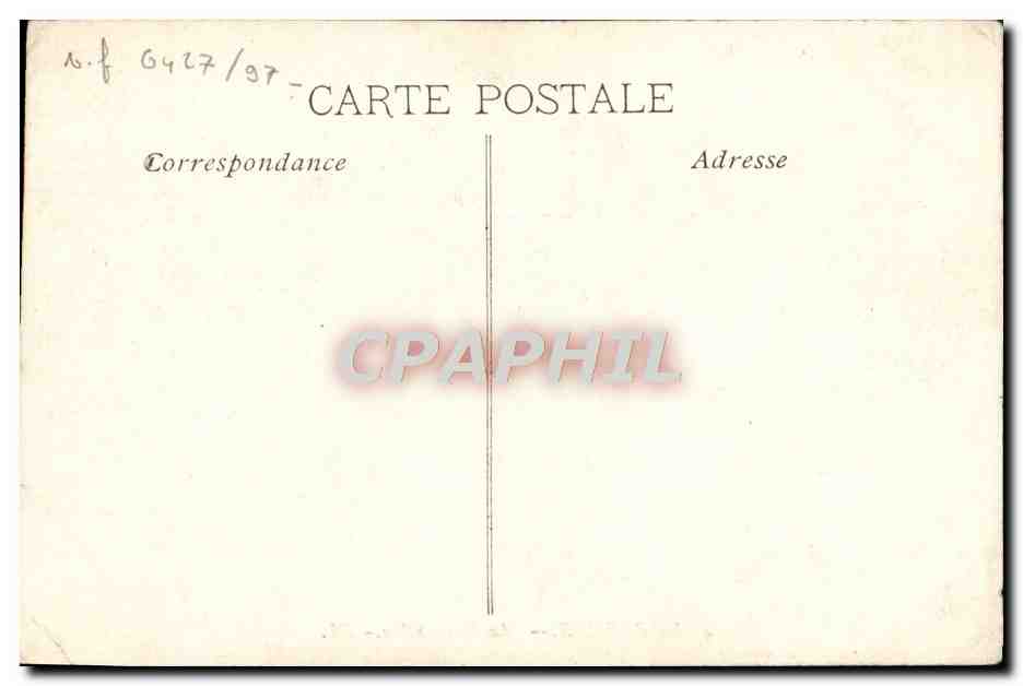 CPA Marseille La Cannebiere — Verso