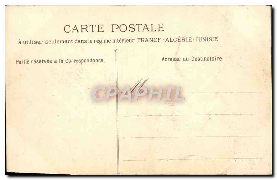 CPA Marseille Les Reformes Le Monument Des Mobiles — Rückseite