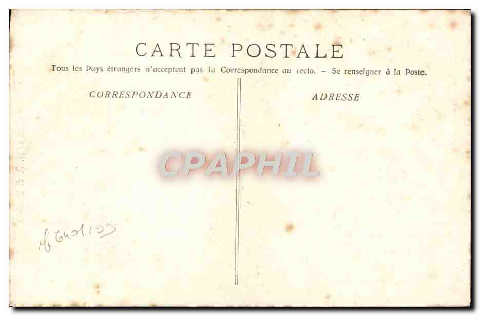 CPA Marseille Ascenseurs De N D De La Garde — Verso