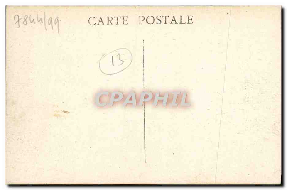 CPA Marseille Escalier Monumental De La Gare St Charles — Rückseite