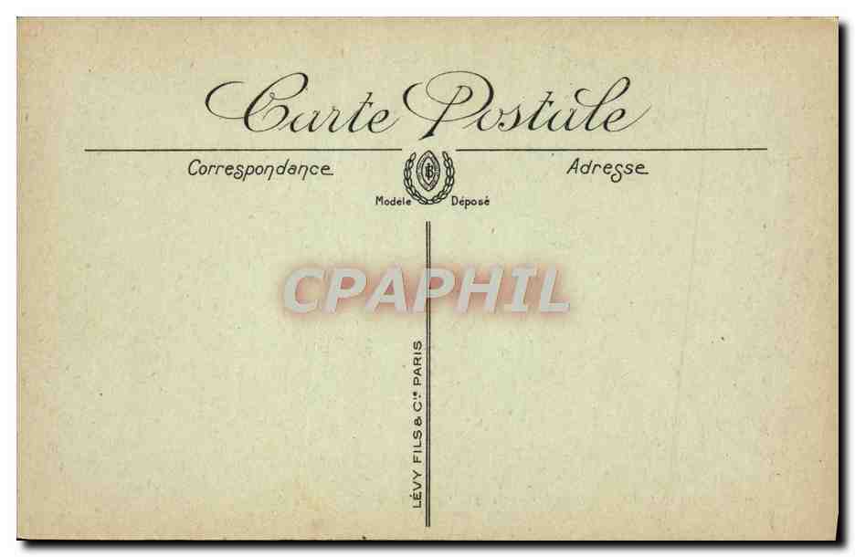 CPA Marseille La Place D'Aix Et l'Arc De Triomphe Monument Eleve Aux Gloires De la Premiere Republique et de l'Empire  — Rückseite