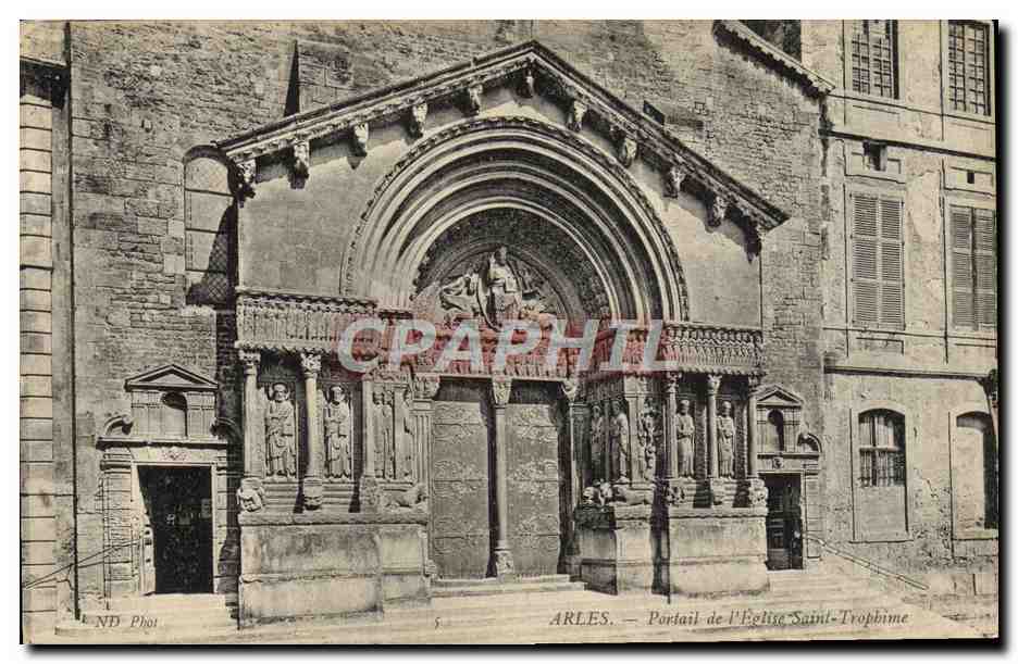 Arles — Portail de l'Église Saint-Trophime — ND Phot