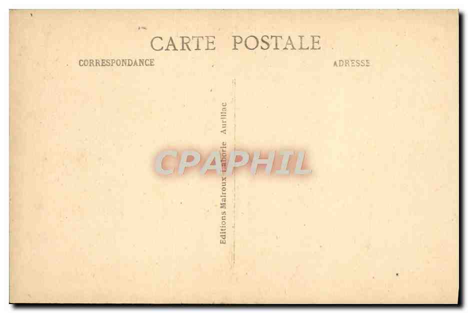 CPA Le Cantal Pittoresque Aurillac Le Viaduc Vue Generale — Rückseite