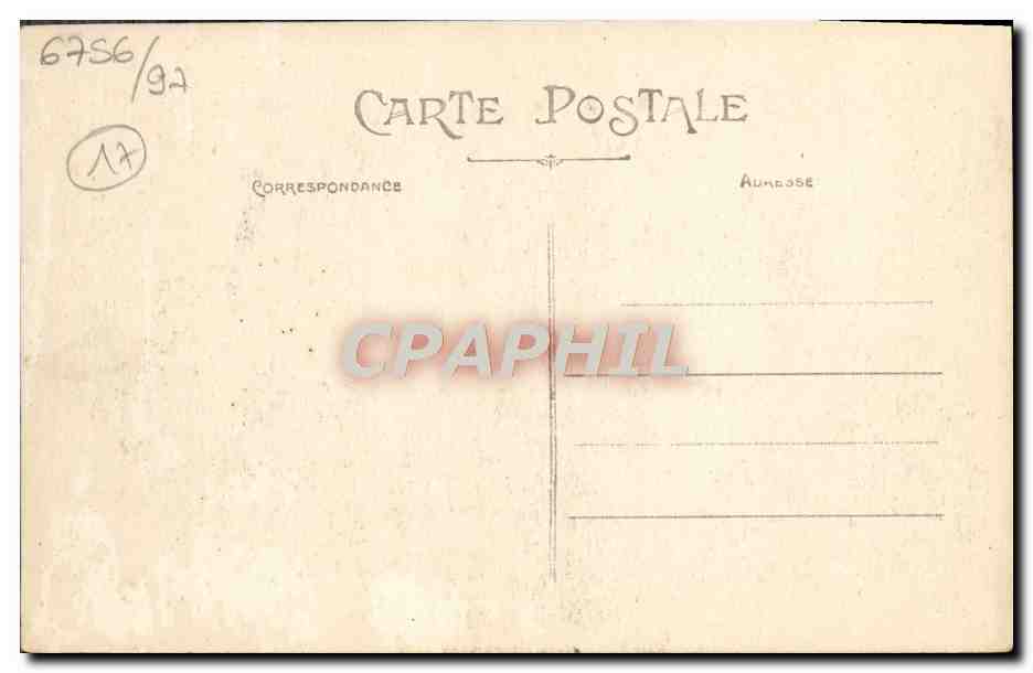 CPA Fouras Tabteau De La Mairie Affaire des brulots Ile d'Aix 12 avril 1809  — Back