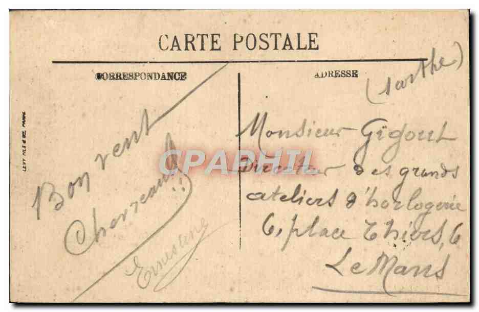 CPA La Rochelle Sortie Du Port Bateau — Verso