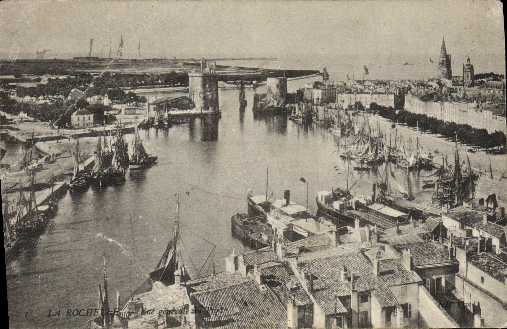 La Rochelle — Vue générale du Port — Éditeur S.D. (Série 1)