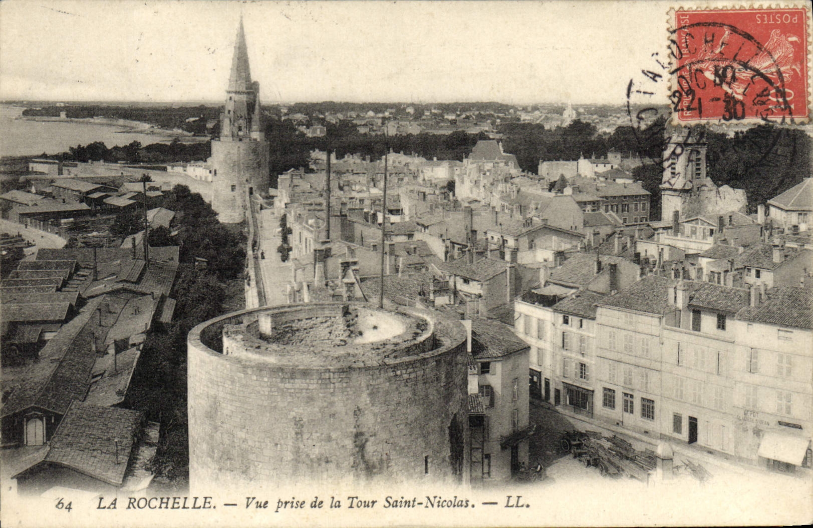 CPA La Rochelle Vue Prise De La Tour Saint Nicolas