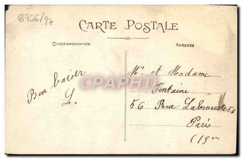 CPA La Rochelle La Tour De la Lanterne Dite Des Quatre Sergents — Back
