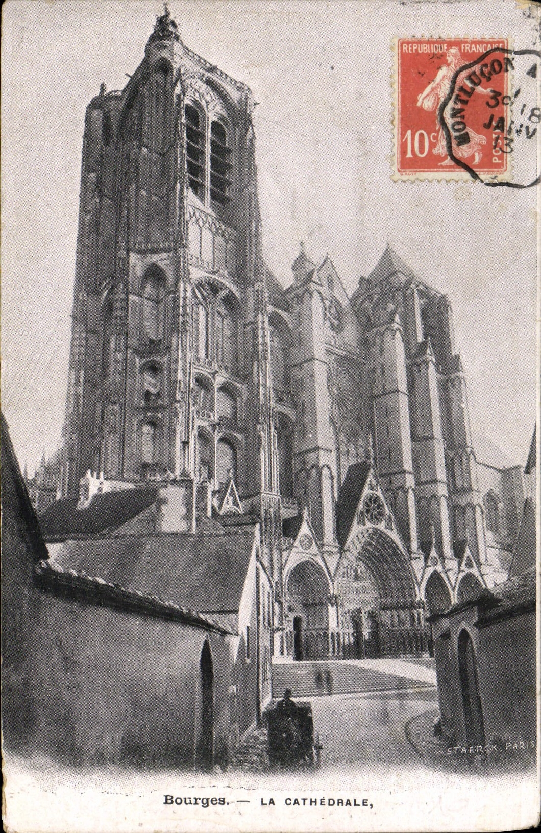CPA Bourges La Cathedrale