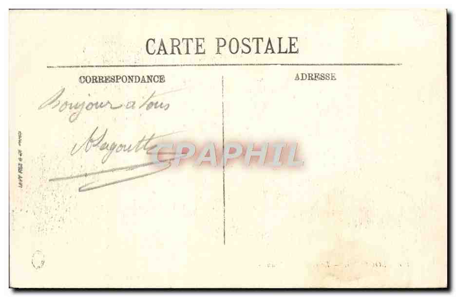 CPA Bourges Le Chateau d'Eau — Rückseite