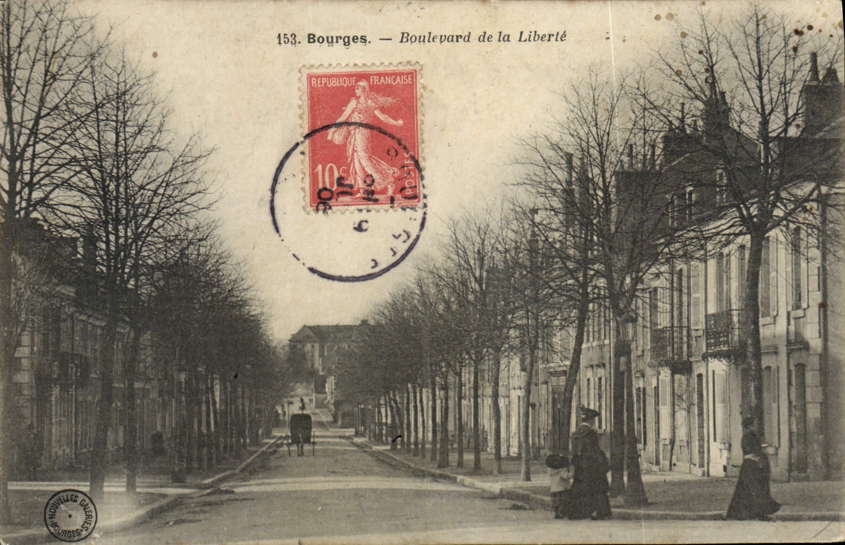 CPA Bourges Boulevard de la Liberte