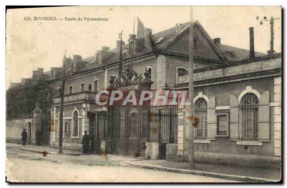 CPA Bourges Ecole de Pyrotechnie