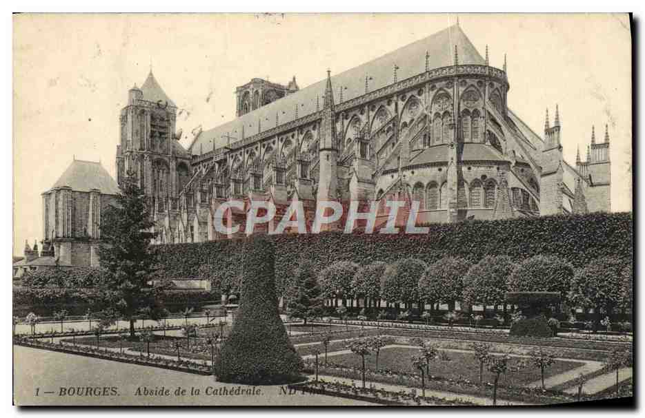 Bourges — Abside de la Cathédrale — ND P14