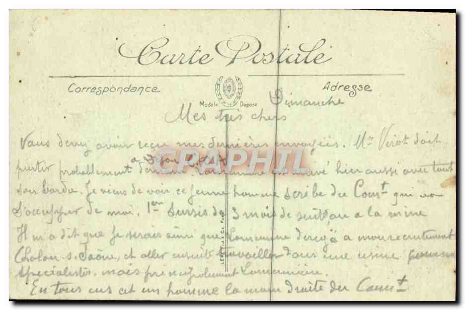CPA Bourges La Caserne a vol d'oiseau Militaria  — Rückseite