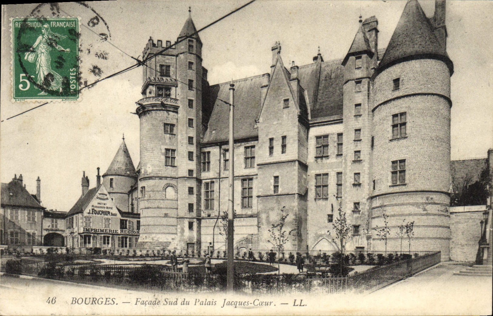 CPA Bourges Facade Sud Du Palais Jacques coeur 