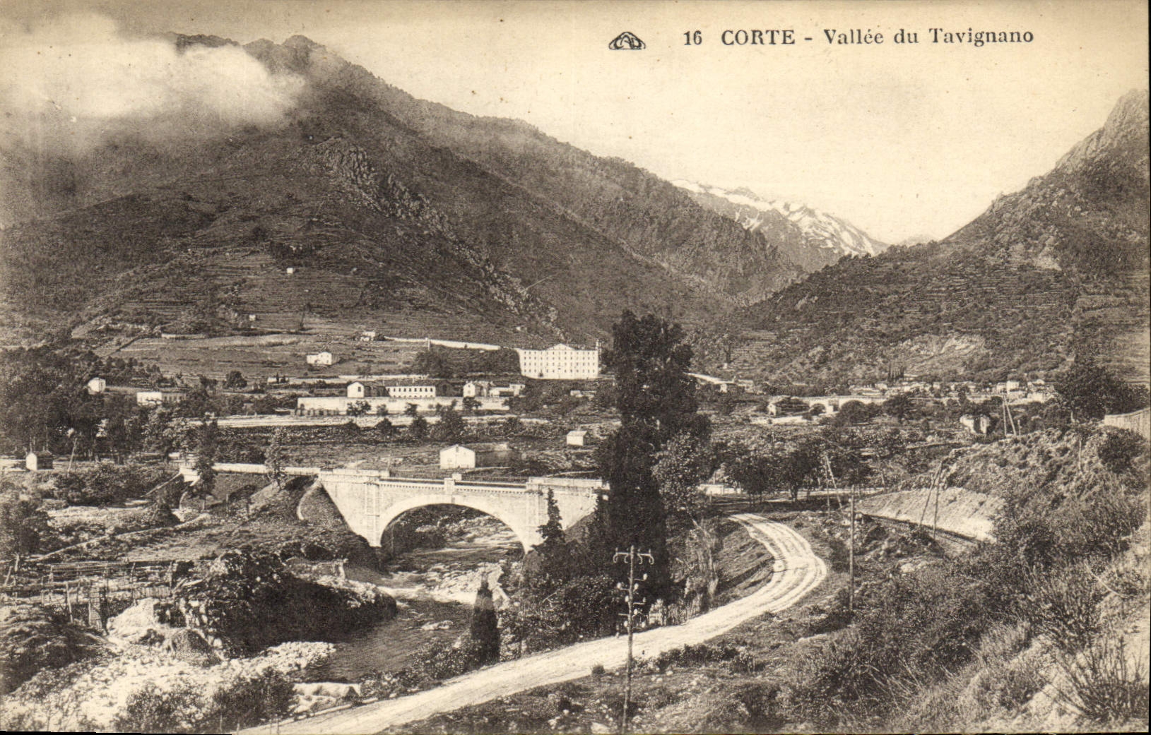 CPA Corte Vallee du Tavignano Corse Corsica