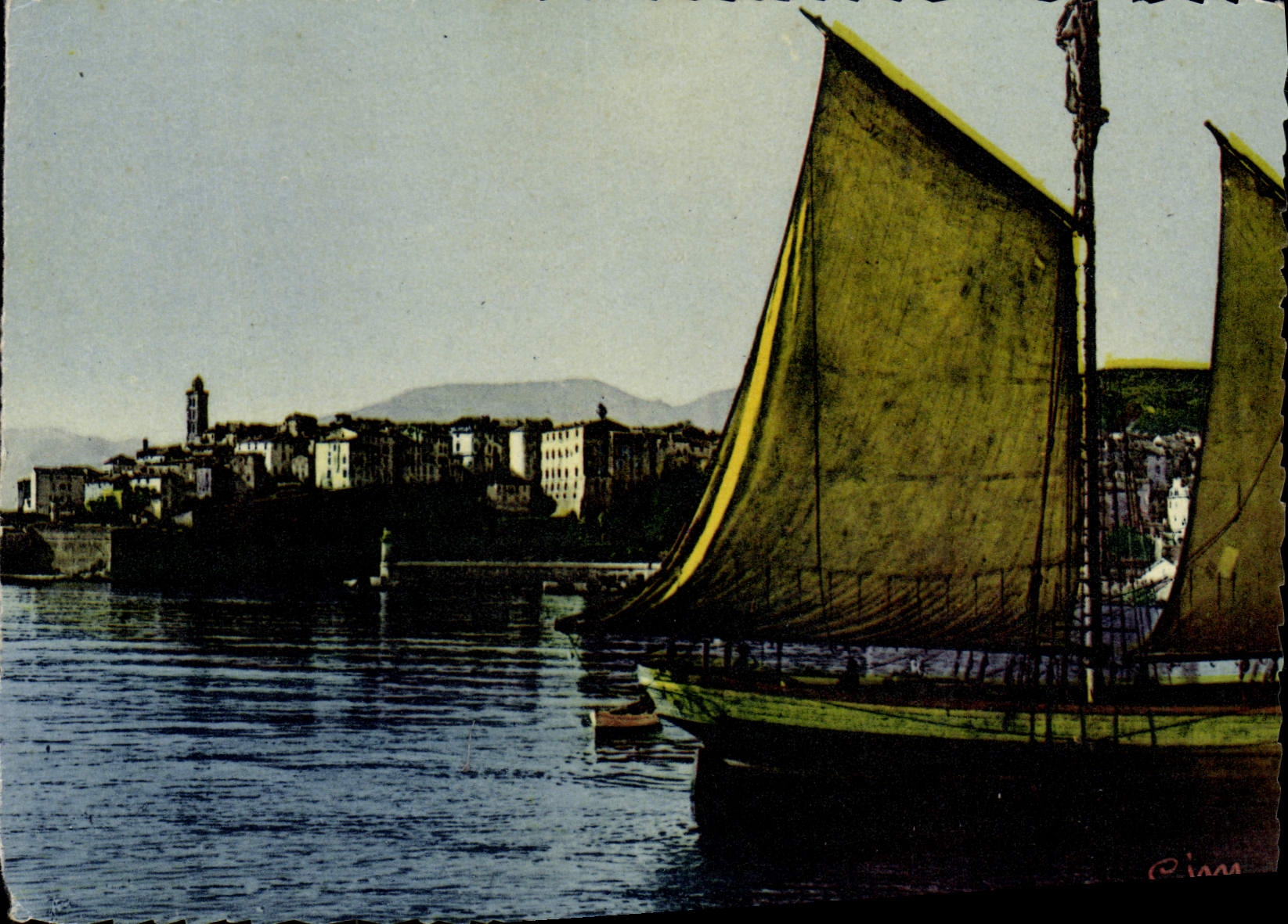 Bastia (Corse) — La Ville et le Port — Éditeur Rima