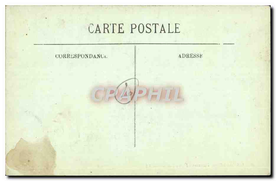 CPA Cargese Vue vers I'Eglise Lafine — Rückseite