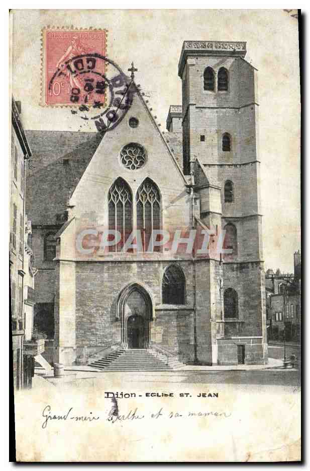 CPA Dijon Eglise Et Jean