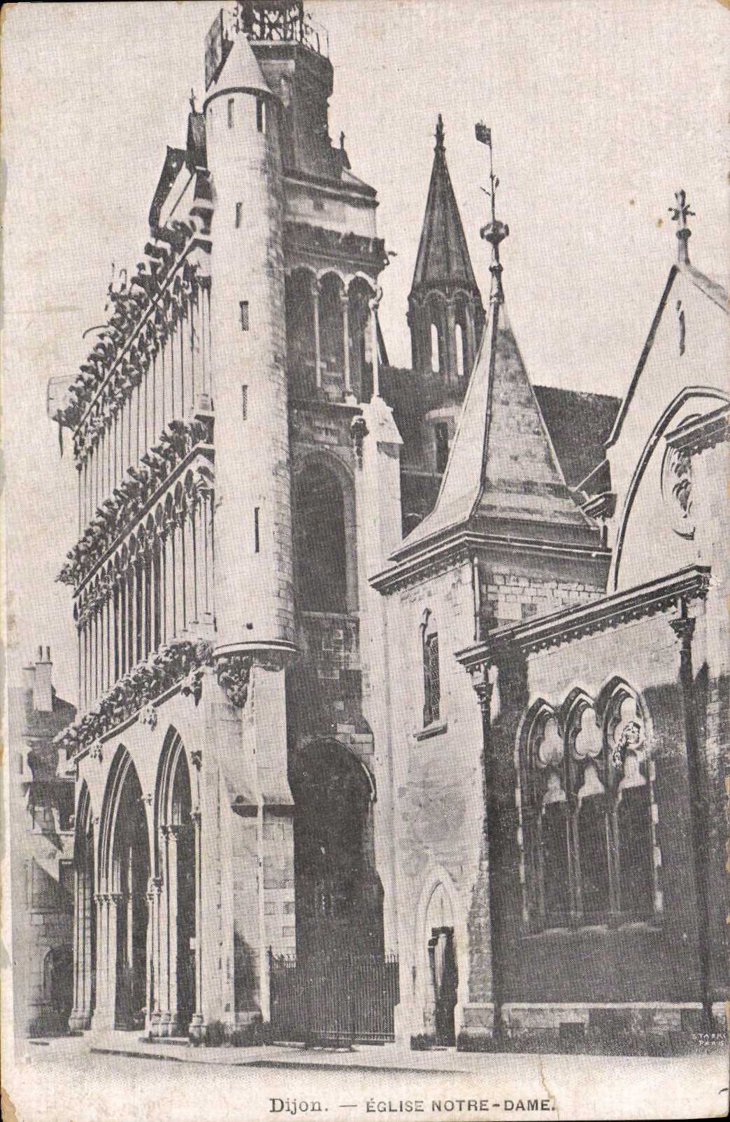 CPA Dijon Eglise Notre Dame