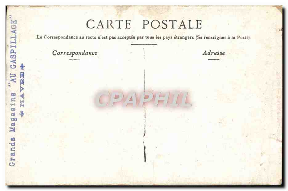 CPA Dijon Eglise Notre Dame — Verso