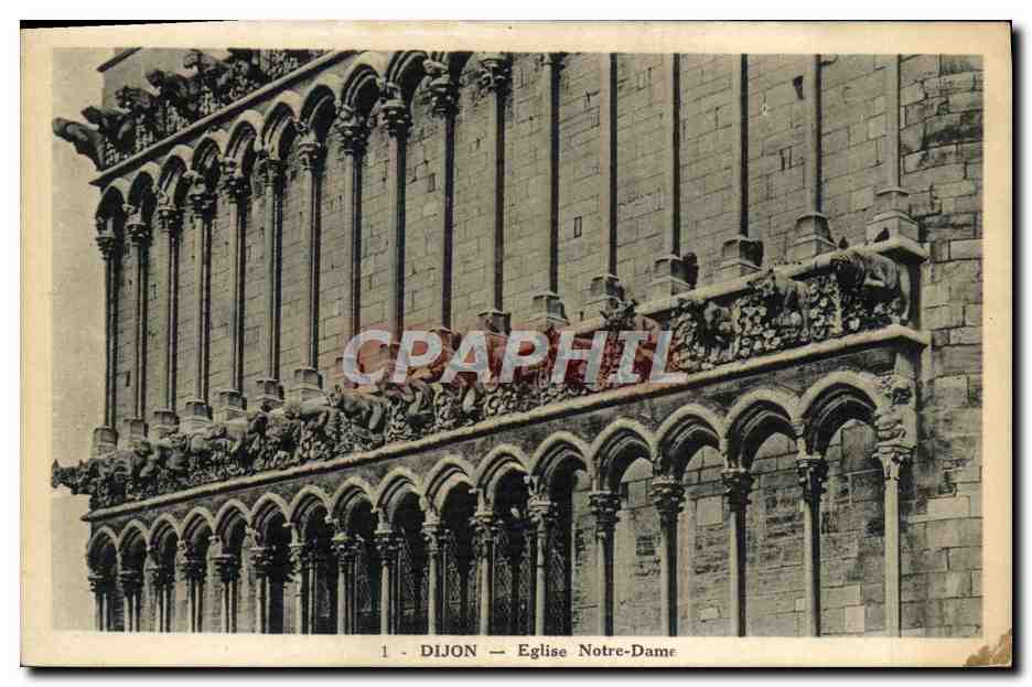 CPA Dijon Eglise Notre Dame