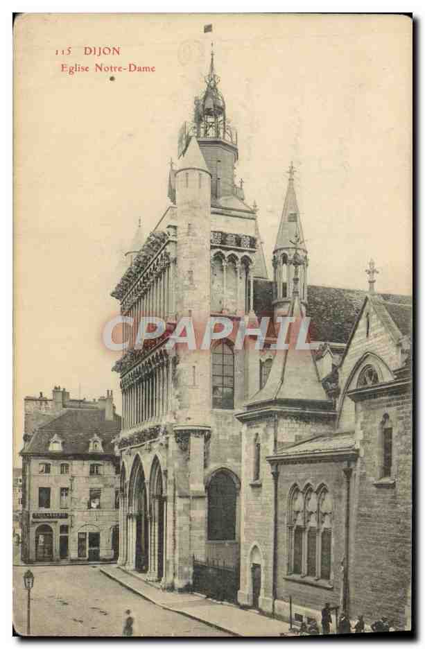 CPA Dijon Eglise Notre Dame