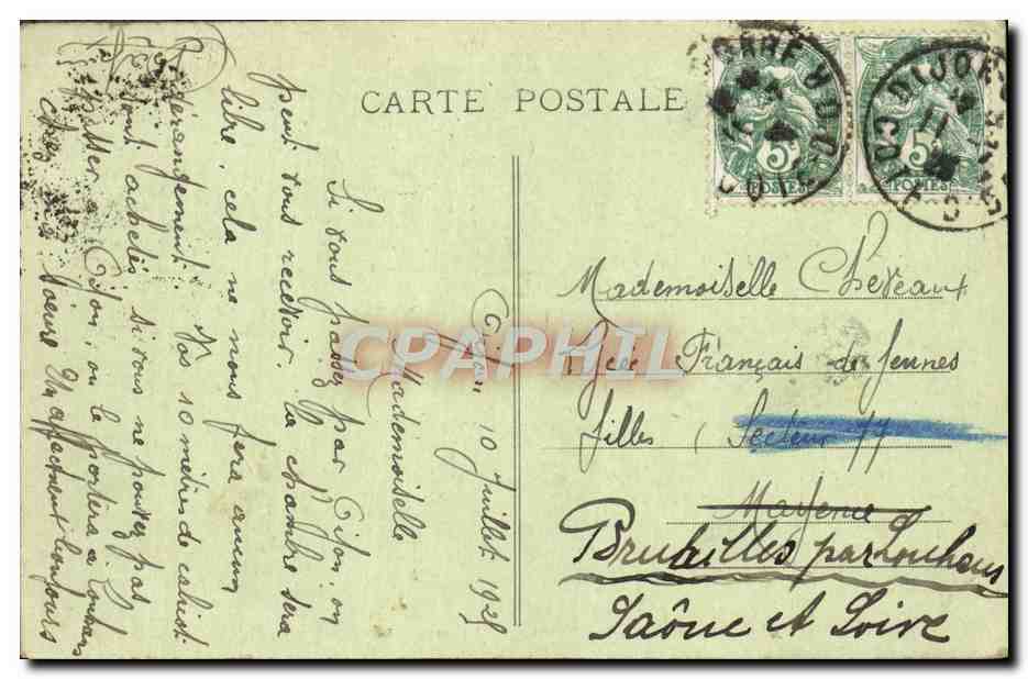 CPA Dijon Tombeau de Jean Sans Peur et Marguerite de Baviere — Rückseite