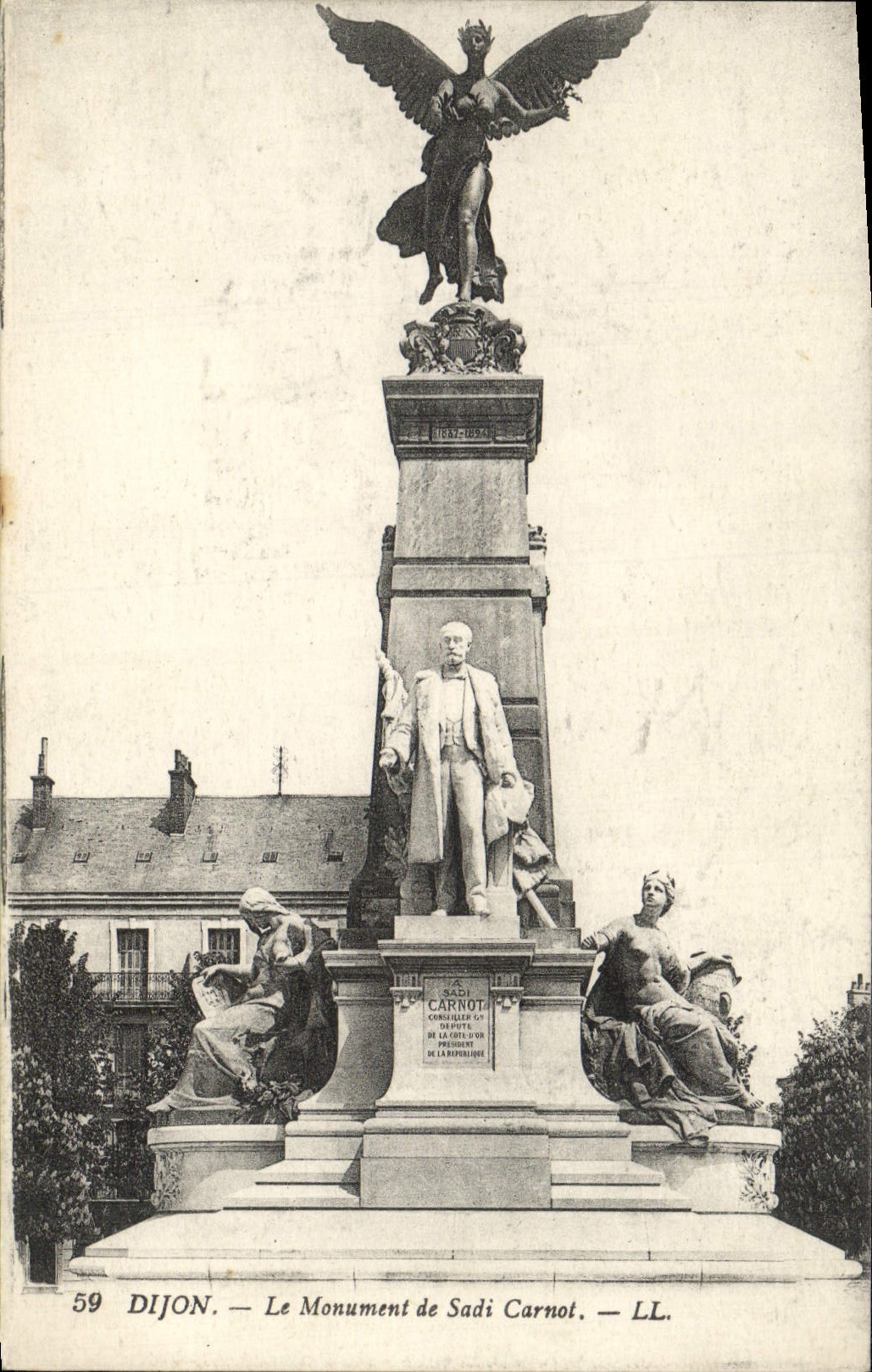 Dijon — Le Monument de Sadi Carnot — LL. n°59