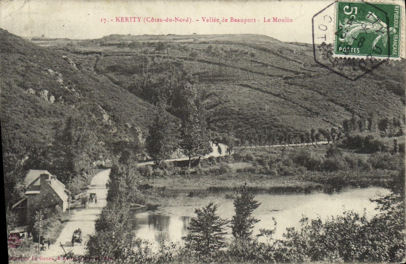 CPA Kerity Vallee de Beauport Le moulin