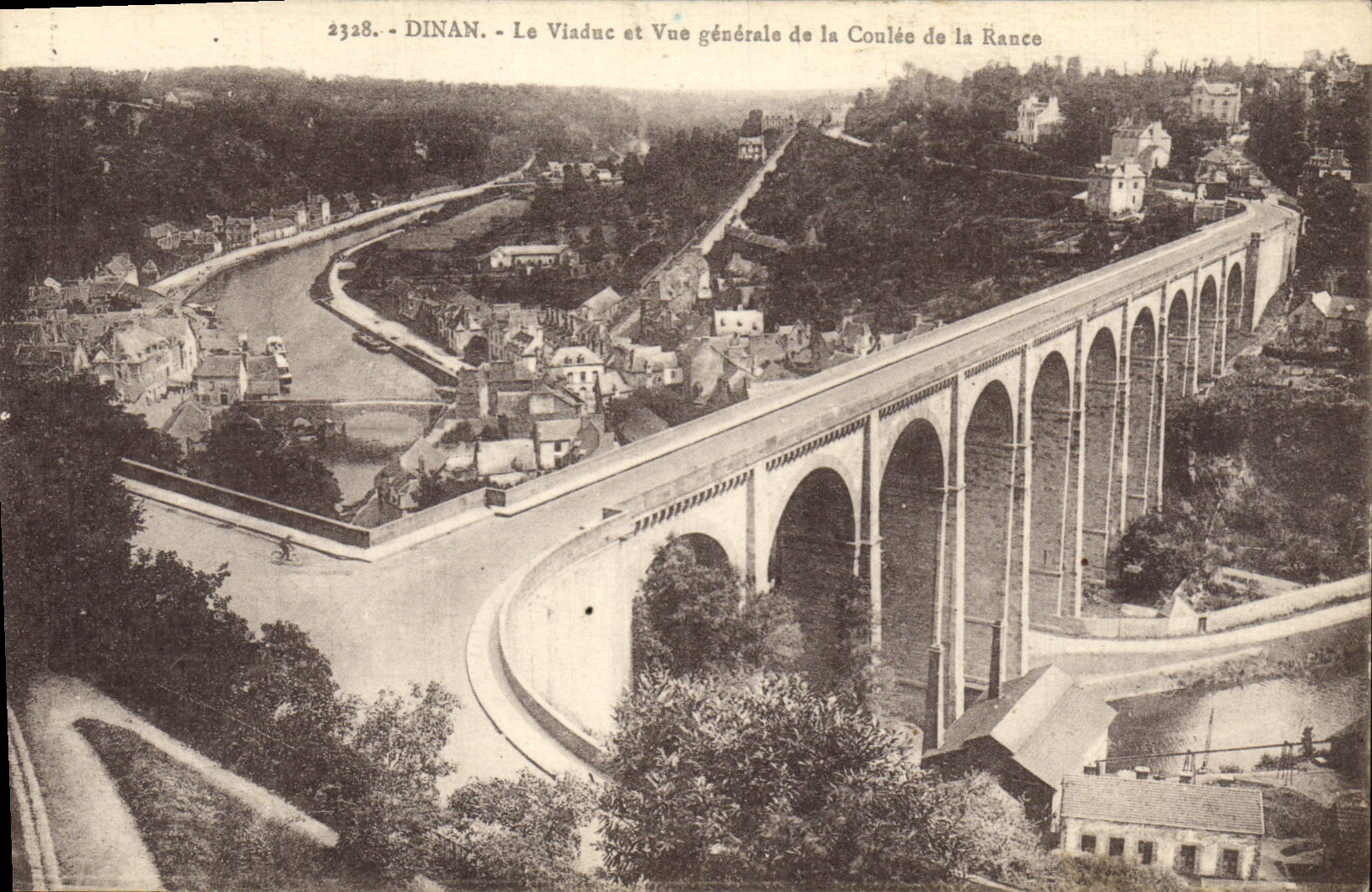 Dinan - Der Viadukt und allgemeiner Blick auf die Rance - Verlag Laurent-Néa, n° 2328