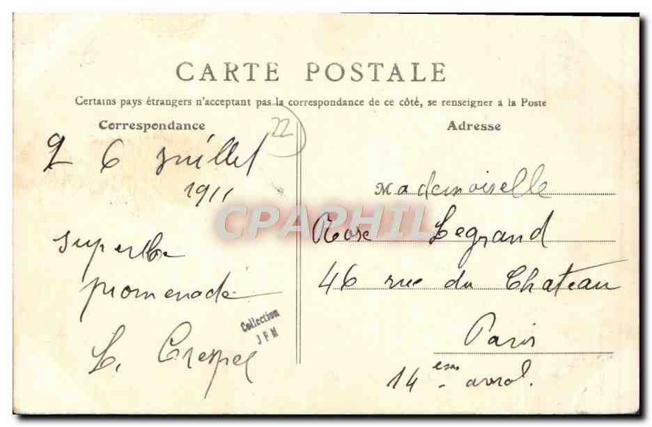 CPA Dinan Rue et Porte du Jersual Enfants — Reverso