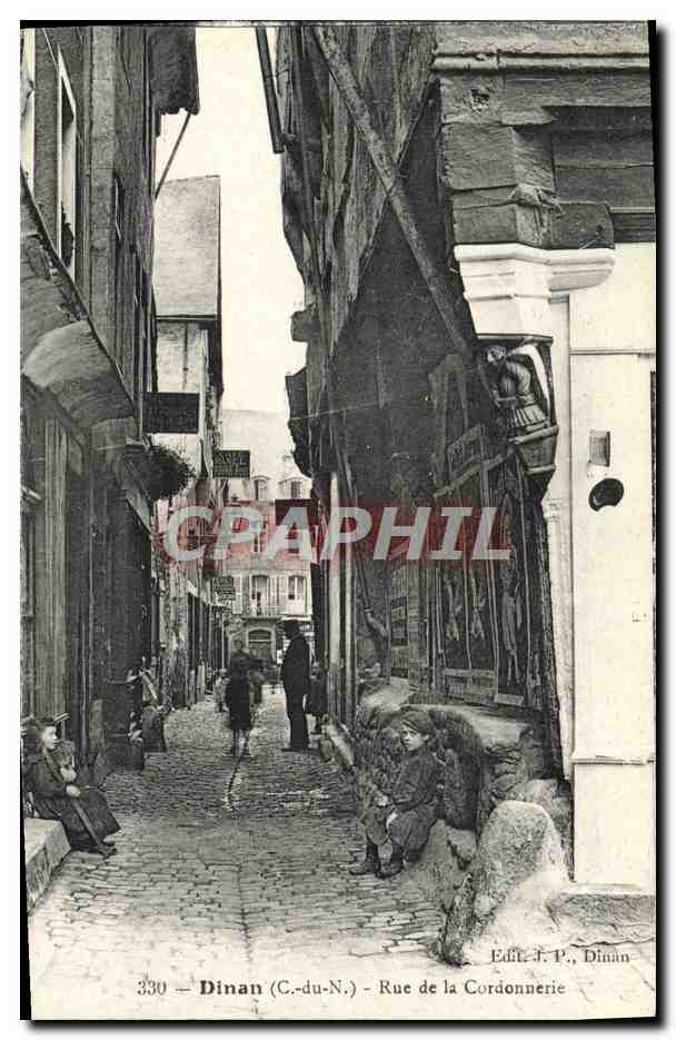 CPA Dinan Rue de la Cordonnerie Enfants