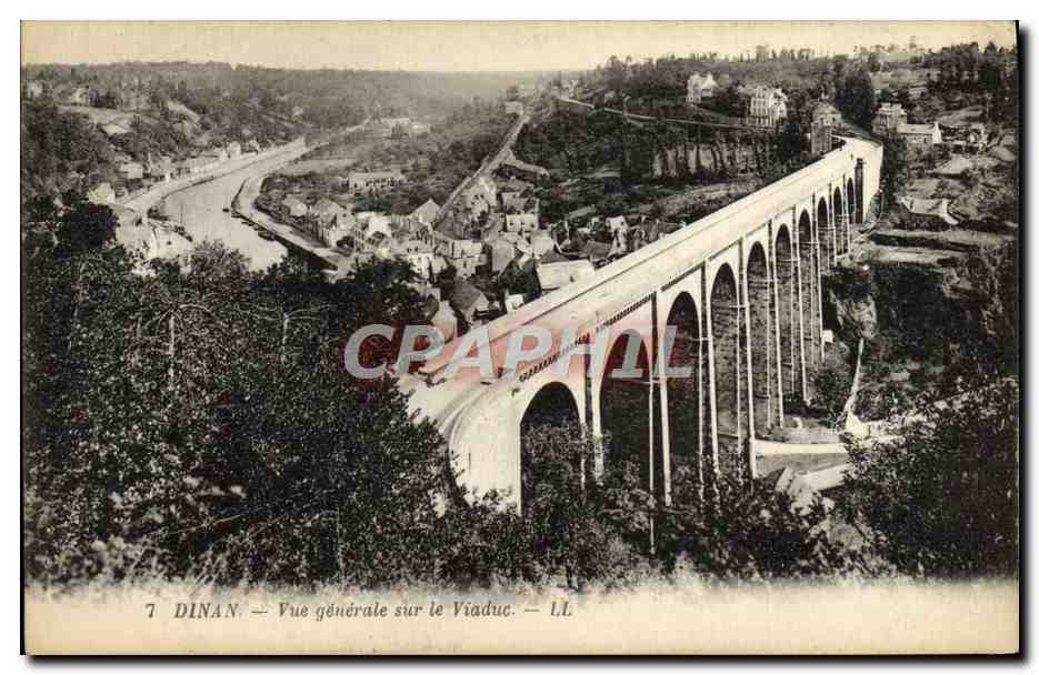 Dinan — Vue générale sur le Viaduc — LL