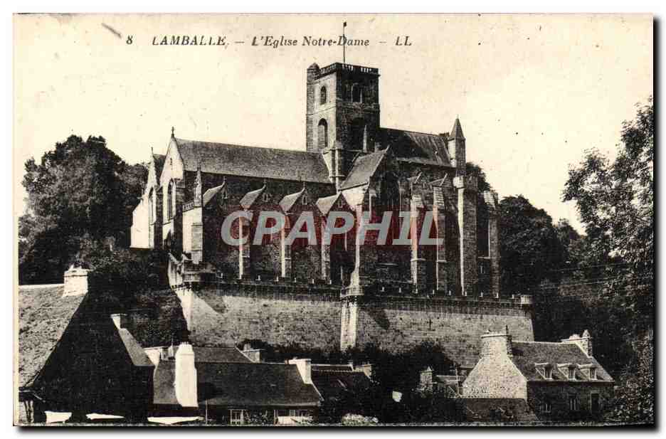 CPA Lamballe L'Eglise Notre Dame