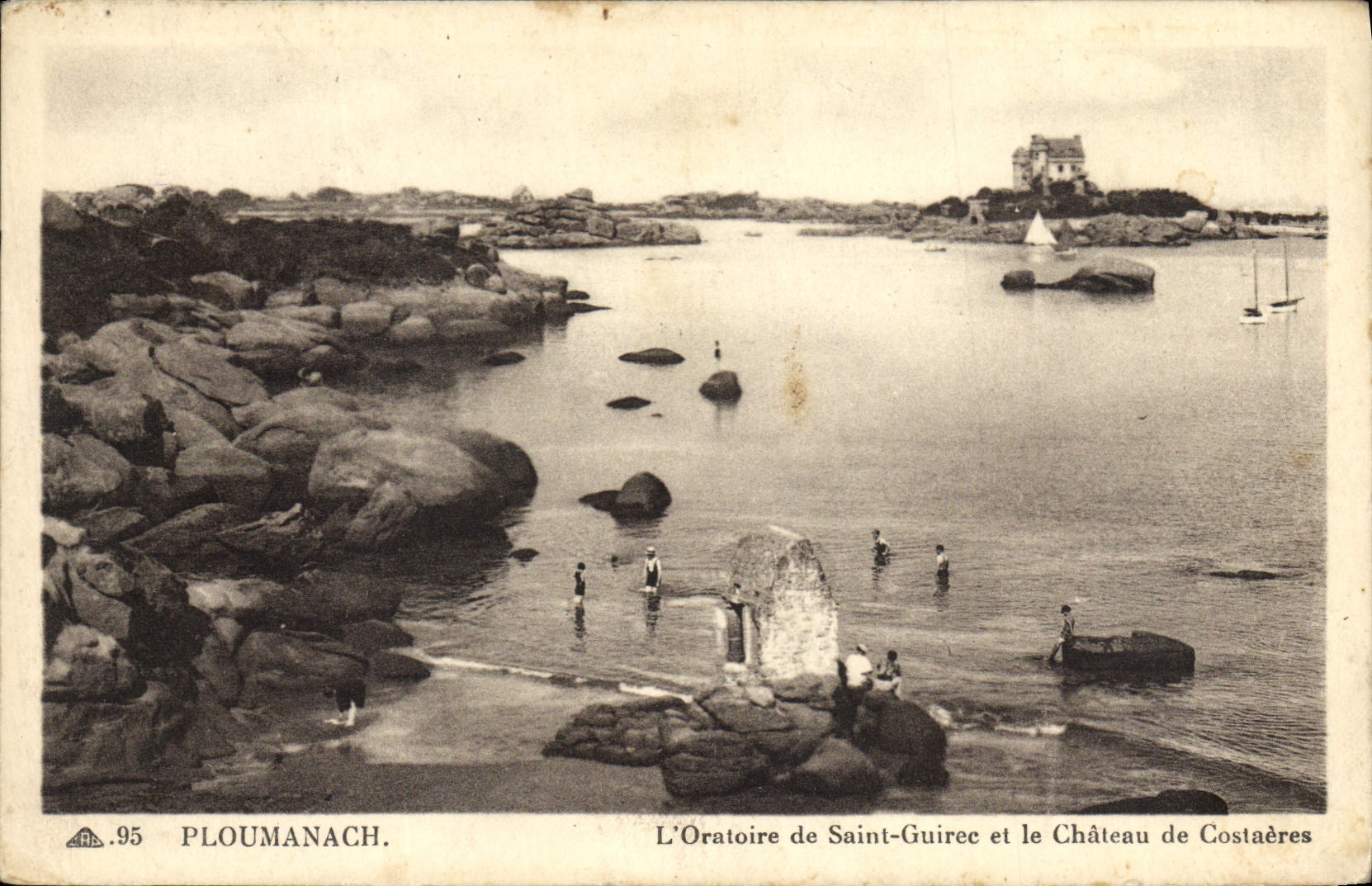PLOUMANACH — L'Oratoire de Saint-Guirec et le Château de Costaères — CPAPHIL