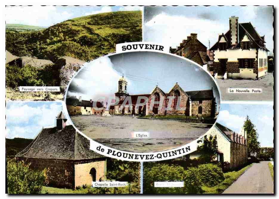 Paysages et monuments de Plounevez-Quintin — Souvenir — Éditions Gaby, Nantes