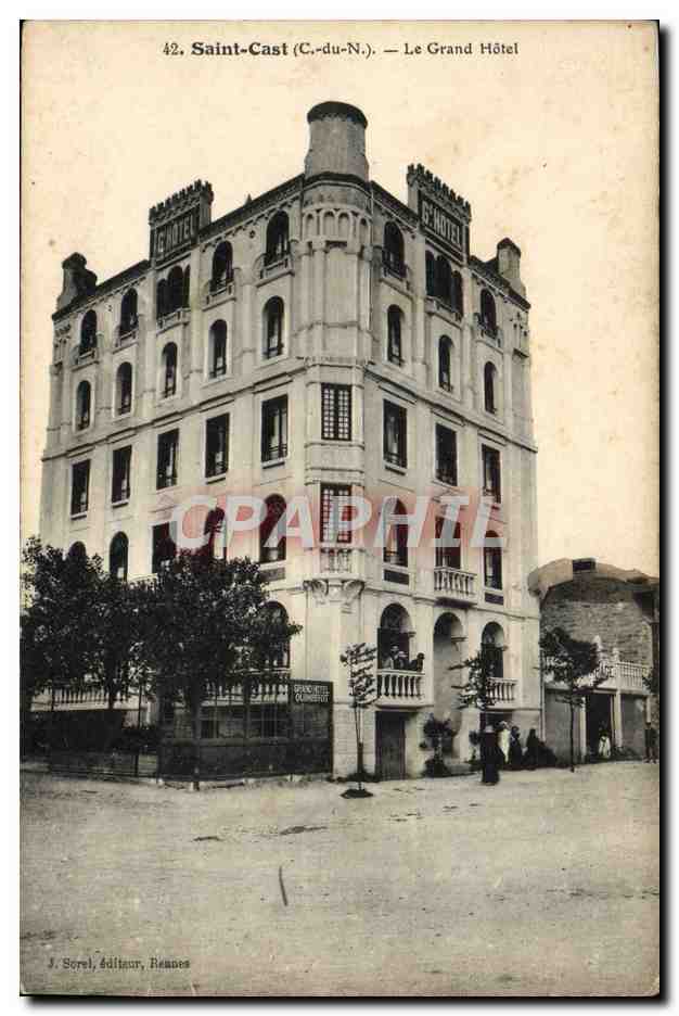 Saint-Cast (C.-du-N.) — Le Grand Hôtel — J. Sorel, éditeur, Rennes
