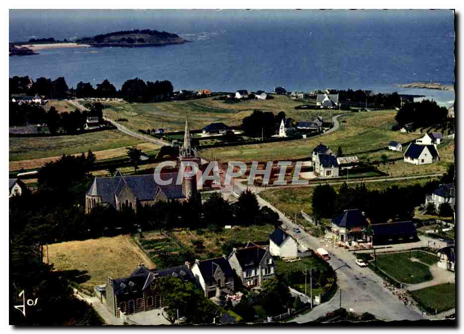 CPM La Bretagne En Couleurs Saint Jacut De La Mer L'Eglise Et La Cote