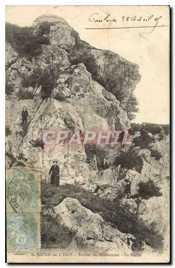 St-JOUAN-de-L'ISLE - Rocher du Bonhomme - La Roche — éditeur St-Jouan-de-l'Isle